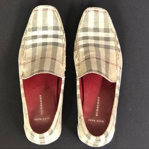 Burberry Transmoor Nova Check Suede Loafer